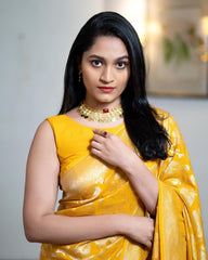 Banarasi Kanjivaram Silk Saree – Timeless Elegance & Grace