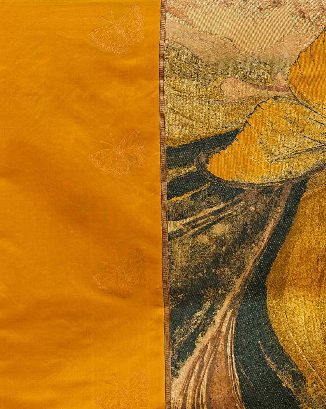 SATRANI Women’s Woven Silk Saree with Contrast Border | Traditional Indian Saree with Blouse Piece | Wedding, Party & Festive Wear Saree Malaysia Online