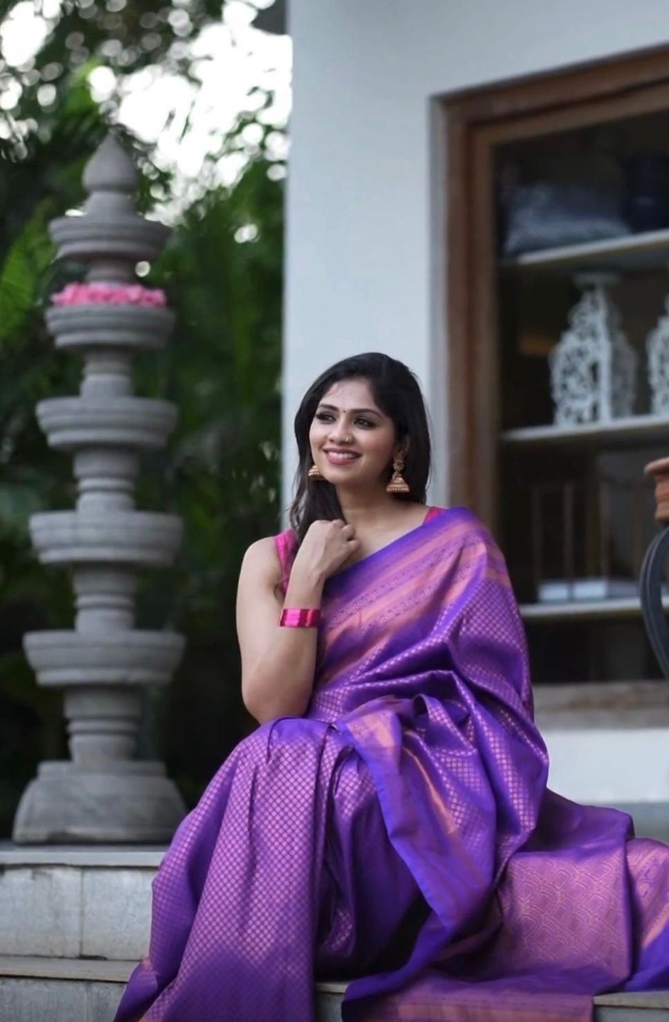 Banarasi Soft Silk Saree – Exquisite Copper Zari Weaving