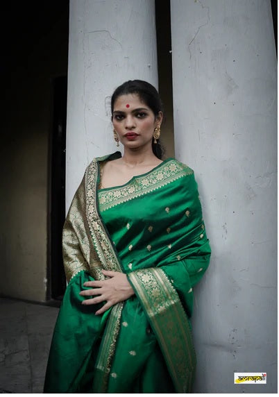 Exquisite Kanjivaram Banarasi Silk Saree | Premium Quality & Elegance