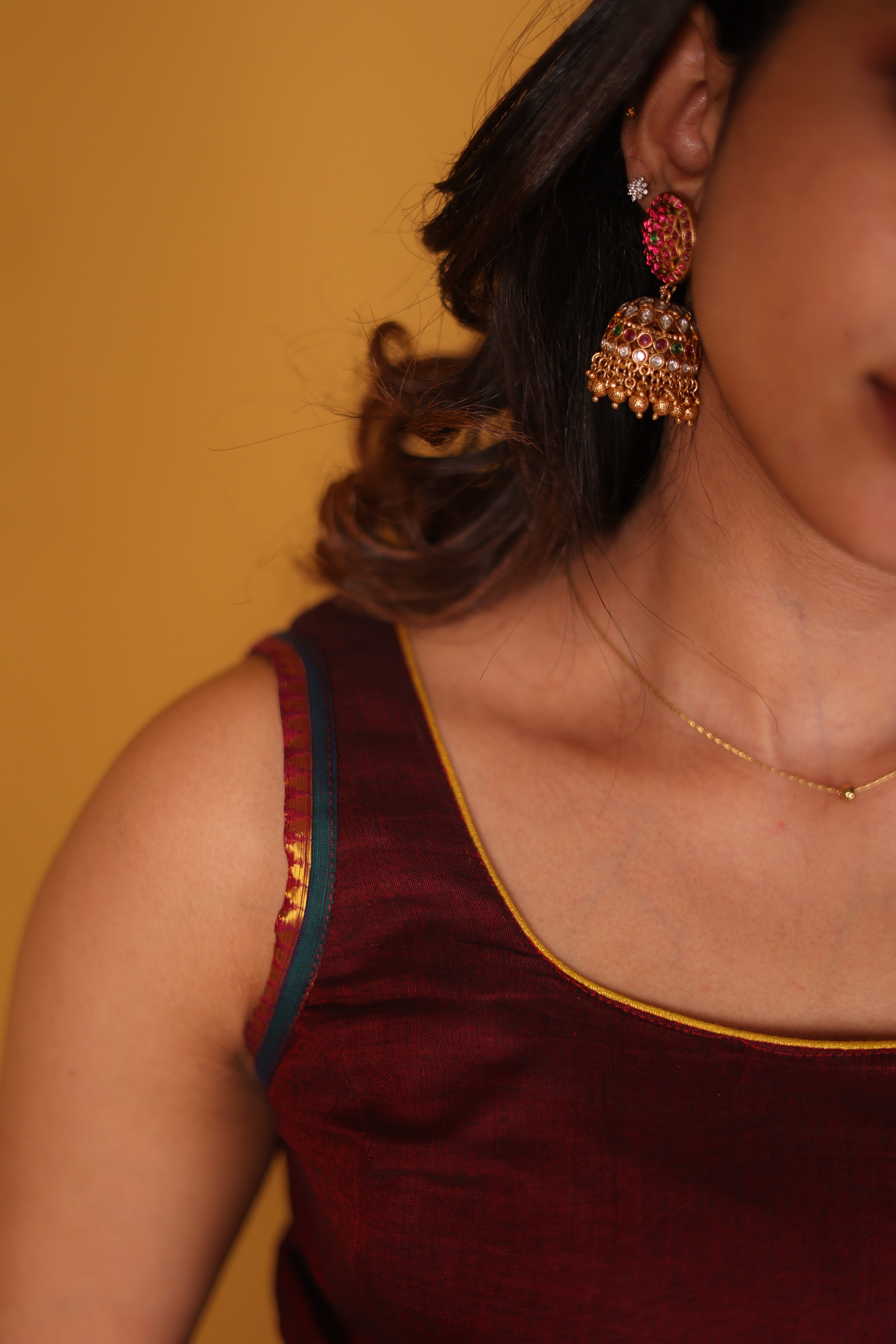 Tarika Maroon Kurti Set (Maroon Dupatta) (Set of 2)