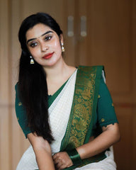 Exquisite Banarasi Soft Silk Saree – A Must-Have for Saree Lovers!