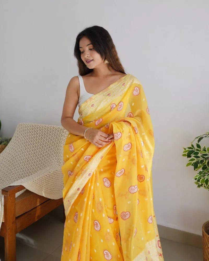 New Launch Cotton Silk Saree