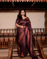 Banarasi Silk Saree – Exquisite Zari Work & Jacquard Weave