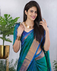 Elegant Banarasi Silk Saree with Zari Work – Timeless Traditional Wear