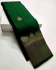 Banarasi Silk Saree – Exquisite Gold Zari & Brocade Work
