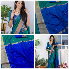Elegant Banarasi Silk Saree with Zari Work – Timeless Traditional Wear