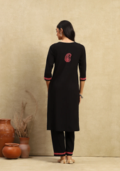 Rubaab Chikankari Rayon Straight Kurta Set | Festive & Office Wear | Premium 14KG Rayon | Malaysia Online Shopping