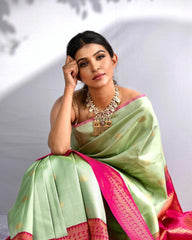Elegant Banarasi Soft Silk Saree