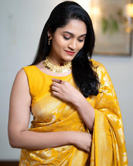 Banarasi Kanjivaram Silk Saree – Timeless Elegance & Grace