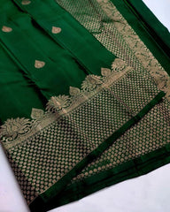 Banarasi Silk Saree – Exquisite Gold Zari & Brocade Work