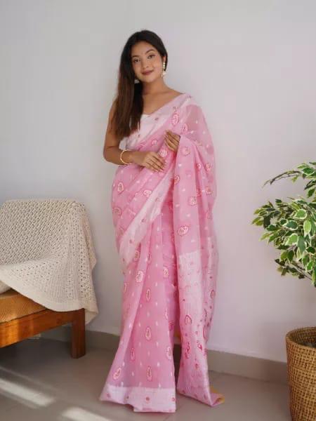 New Launch Cotton Silk Saree