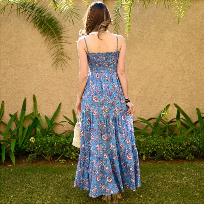 Royal Velvet Evening Gown with Sequined Bodice