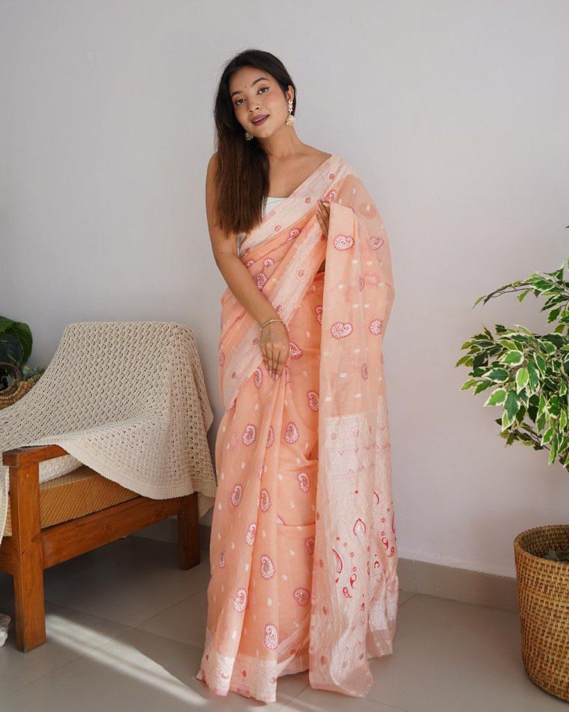 New Launch Cotton Silk Saree