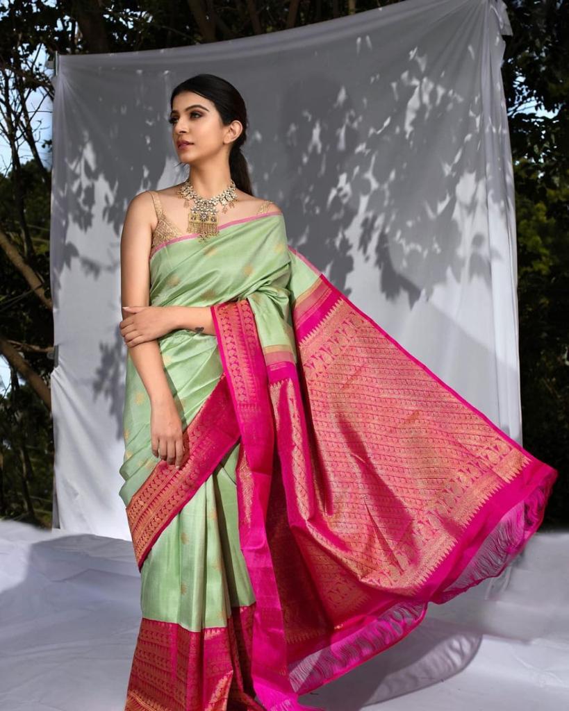 Elegant Banarasi Soft Silk Saree