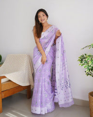 New Launch Cotton Silk Saree