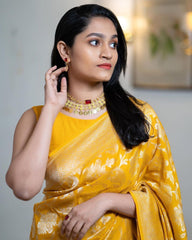 Banarasi Kanjivaram Silk Saree – Timeless Elegance & Grace