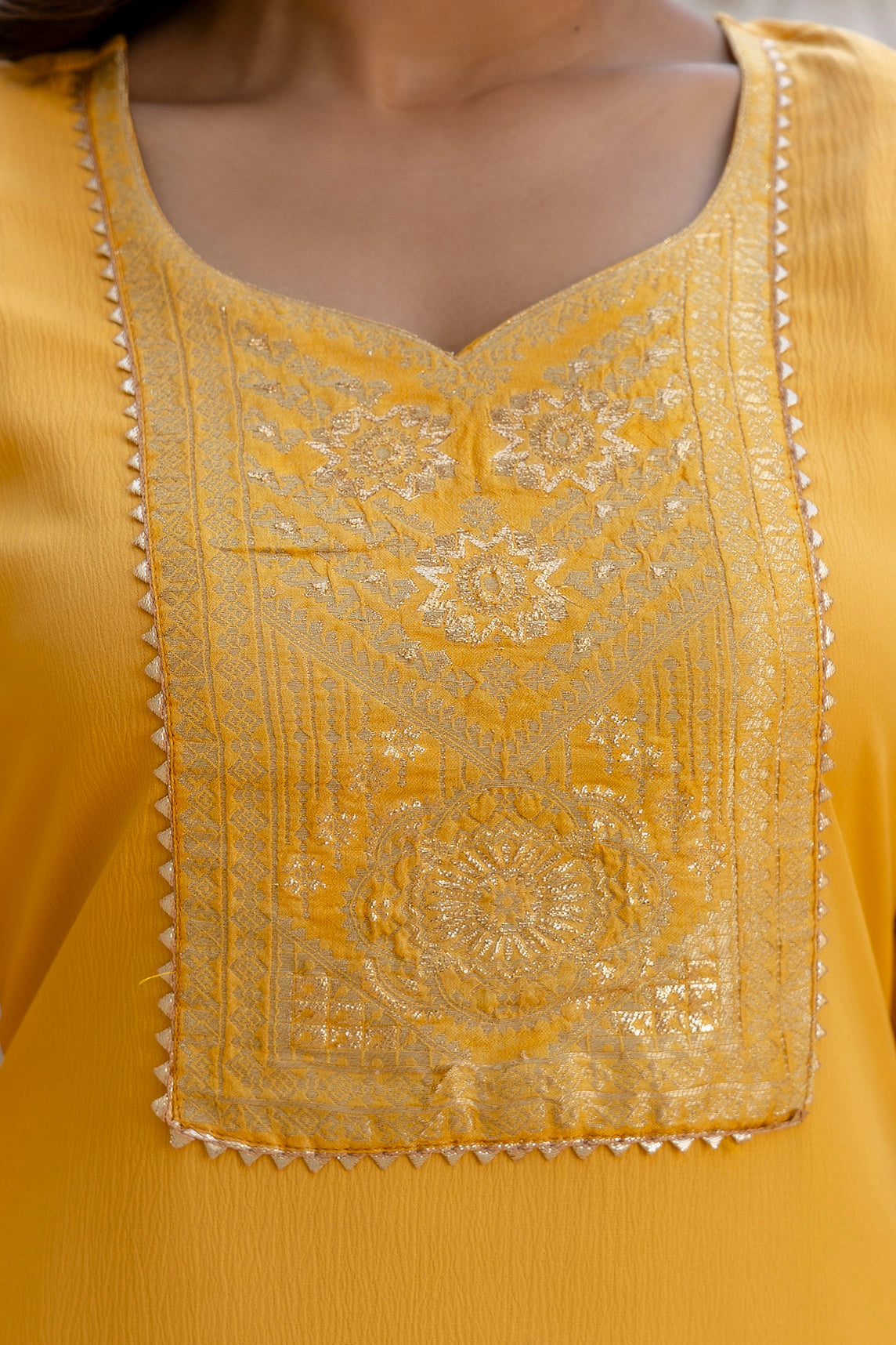 Kusoom Silk Kurta Set with Bottom & Chandery Dupatta | Jacquard Work | Festive & Party Wear – Malaysia