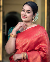 Banarasi Soft Silk Saree – Bridal Elegance