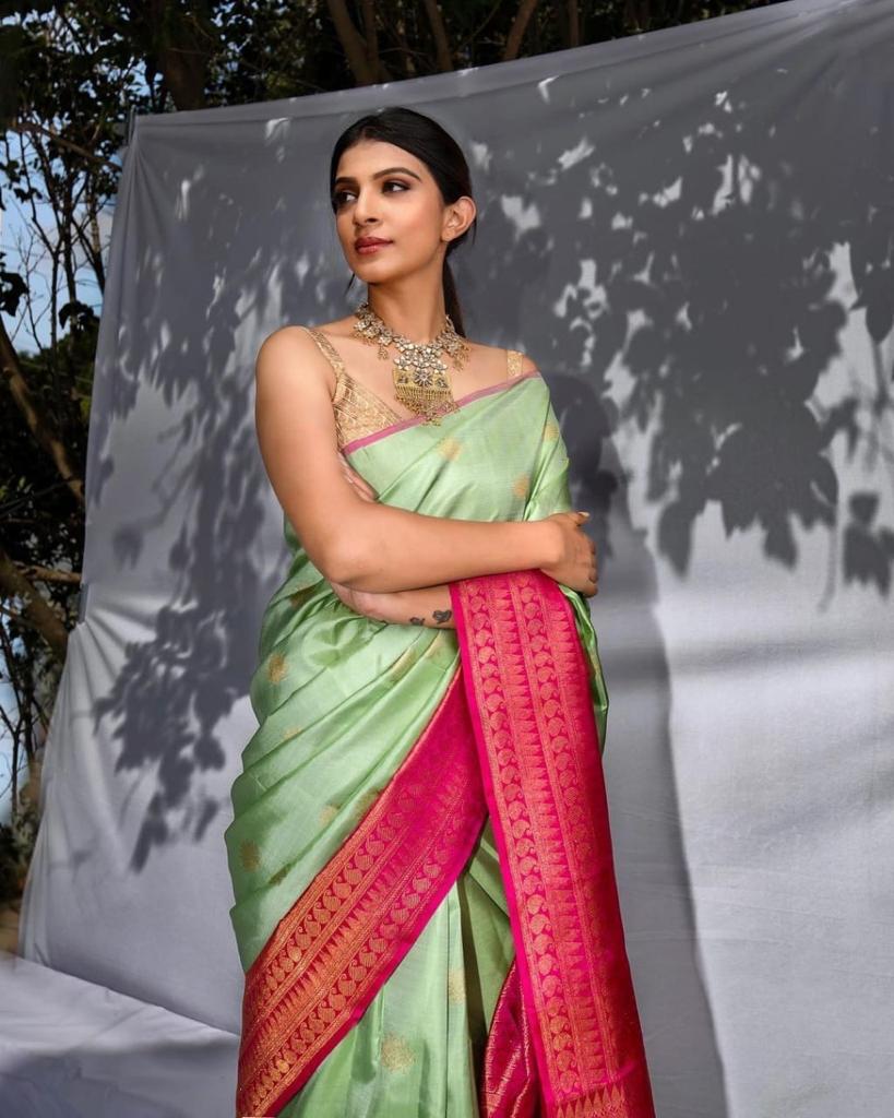 Elegant Banarasi Soft Silk Saree