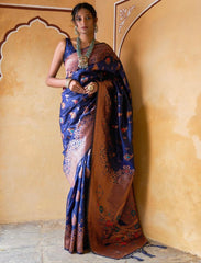 AAYNA Banarasi Soft Silk Sarees – Timeless Elegance for Weddings