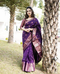 Banarasi Silk Saree – Elegant Zari Work & Jacquard Weave