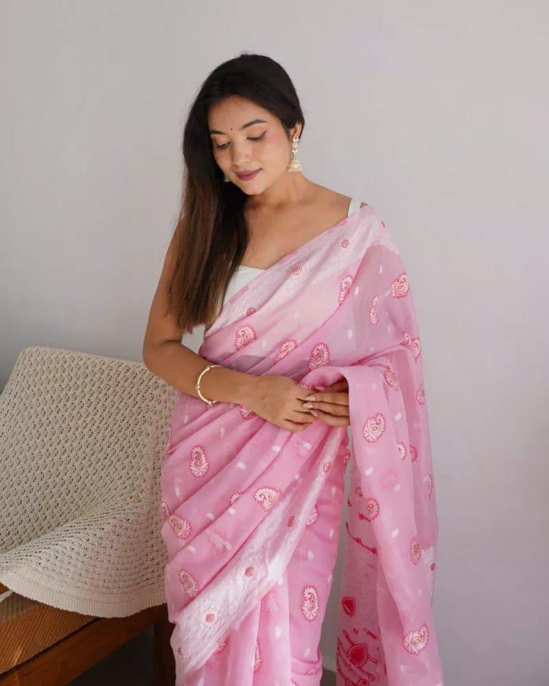 New Launch Cotton Silk Saree