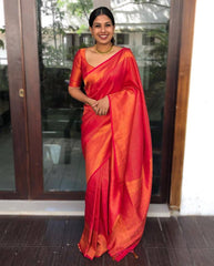 Banarasi Soft Silk Saree – Bridal Elegance