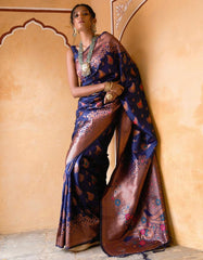 AAYNA Banarasi Soft Silk Sarees – Timeless Elegance for Weddings
