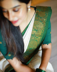 Exquisite Banarasi Soft Silk Saree – A Must-Have for Saree Lovers!