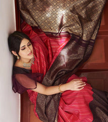 Exquisite Banarasi Soft Silk Saree