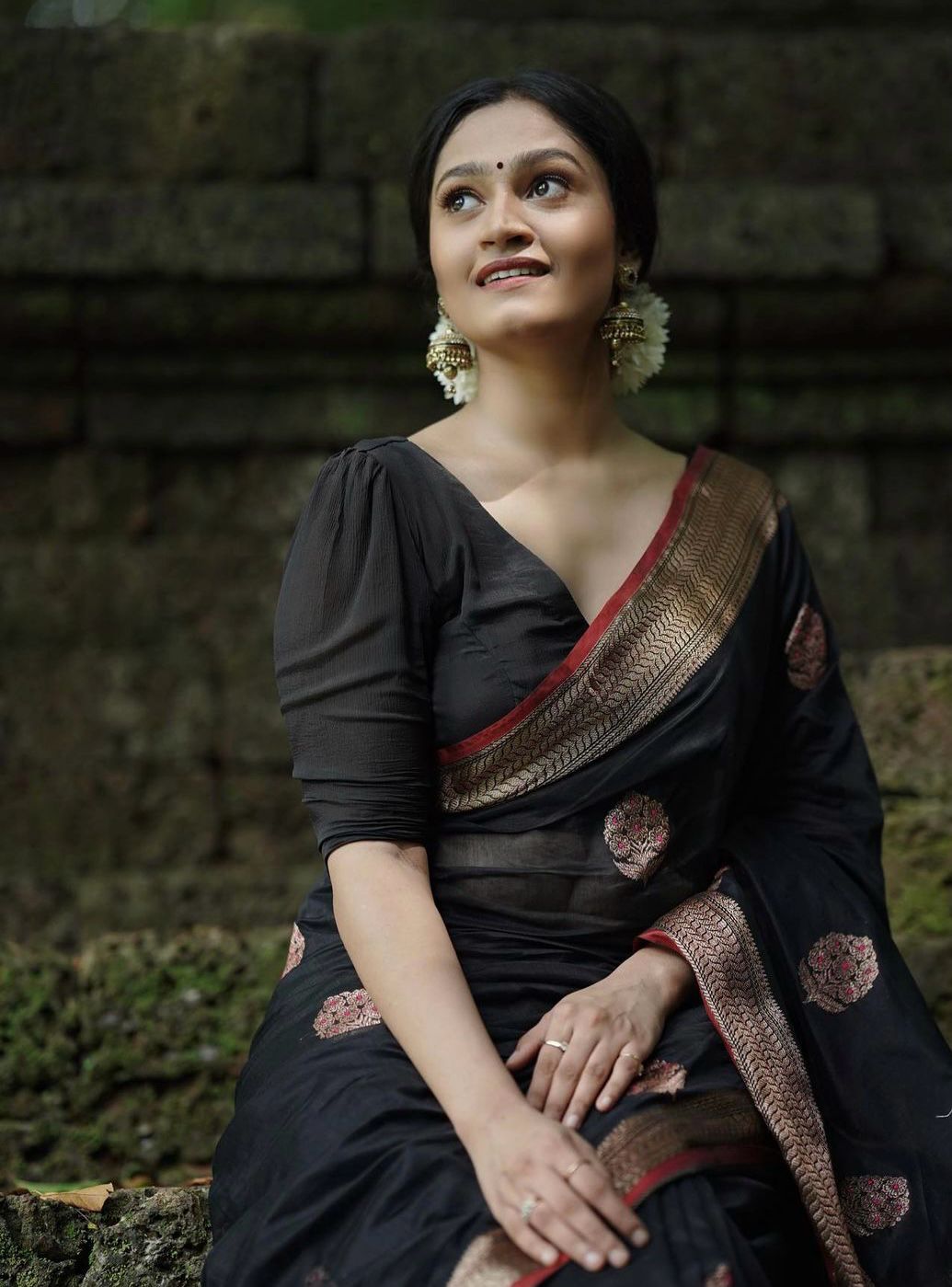 Banarasi Soft Silk Saree with Gold Zari Weaving