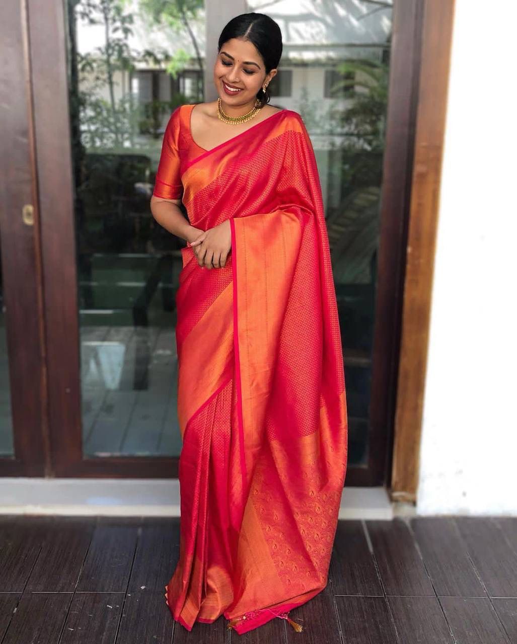 Banarasi Soft Silk Saree – Bridal Elegance