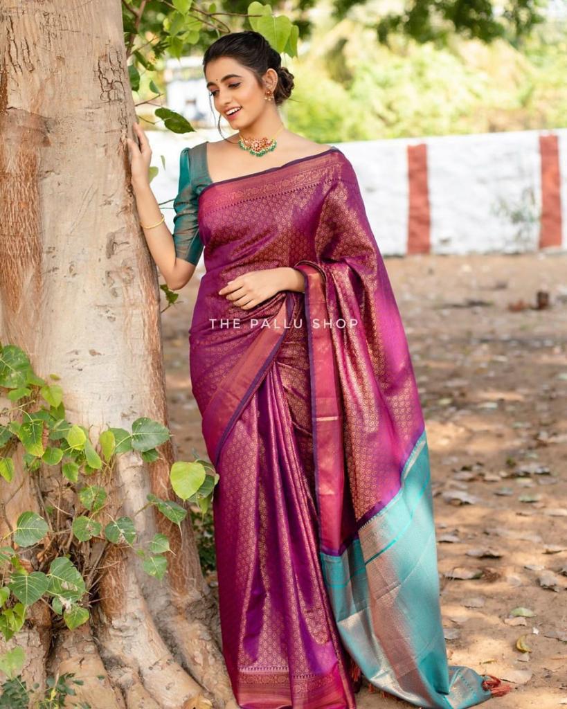Banarasi Silk Saree – Elegant Zari Work & Jacquard Weave
