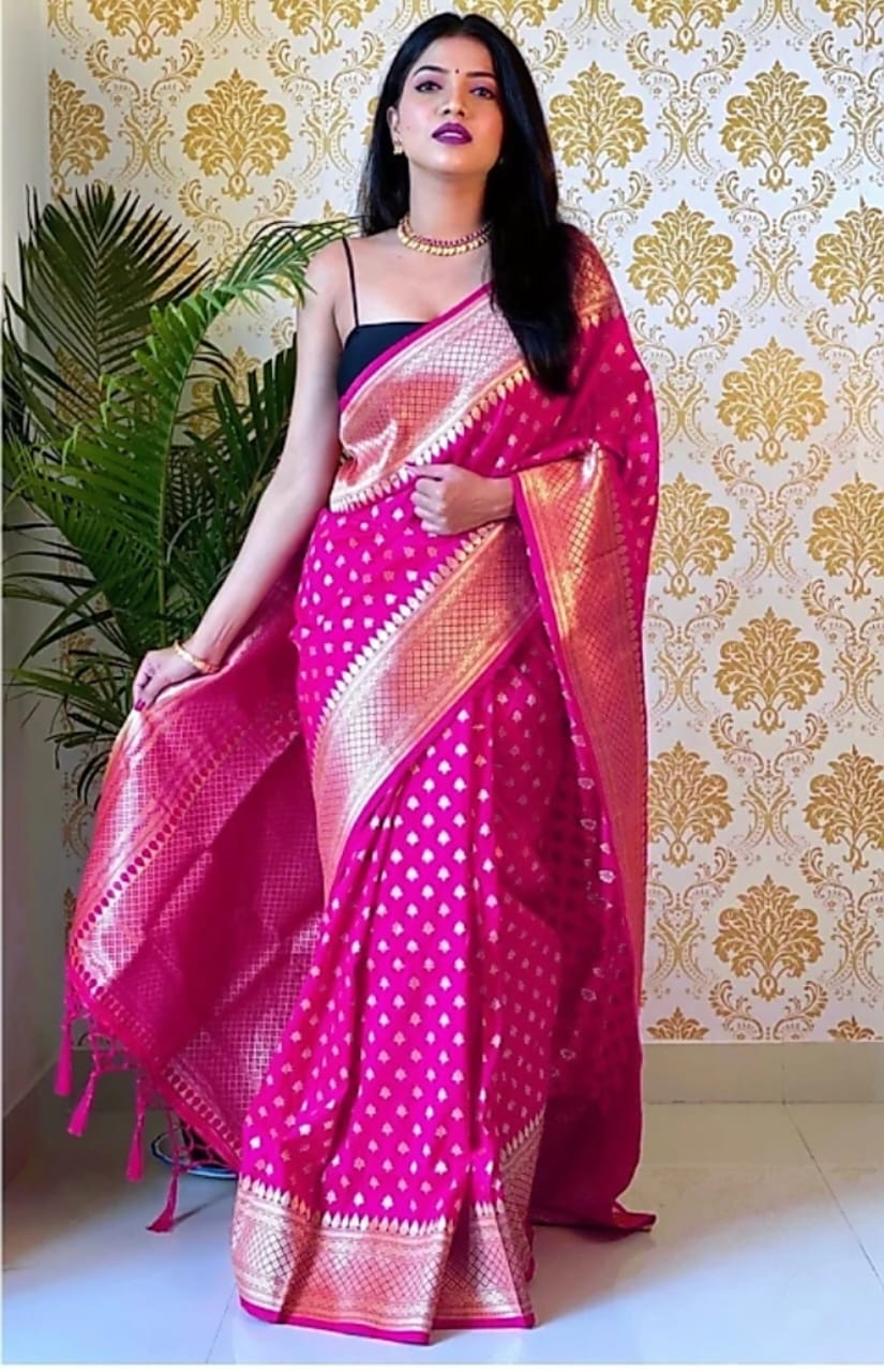 Exclusive Banarasi Silk Sarees – Elegant, Handcrafted & Ready to Ship