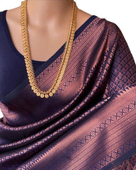 Banarasi Soft Silk Saree with Copper Zari Weaving | Affordable & Elegant