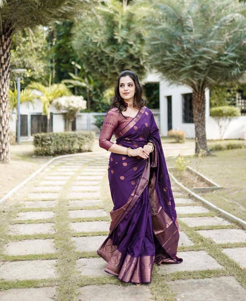 Banarasi Silk Saree – Elegant Zari Work & Jacquard Weave