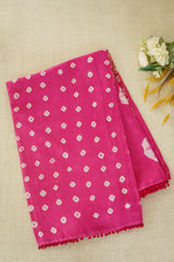 Dashing Pink Chettinad Cotton Saree