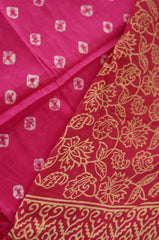 Dashing Pink Chettinad Cotton Saree