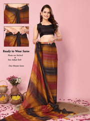 Soft Nylon georgette 1 Minute Ready to wear Saree