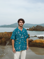 Men’s Fancy Printed Cuban Collar Shirt for Men | Stylish Rayon Casual Partywear Shirt