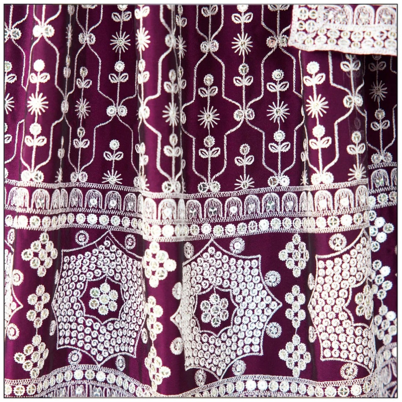 Purple Faux Georgette Wedding Lehenga Choli