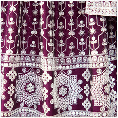 Purple Faux Georgette Wedding Lehenga Choli