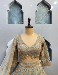 Faux georgette lehenga choli sets for women