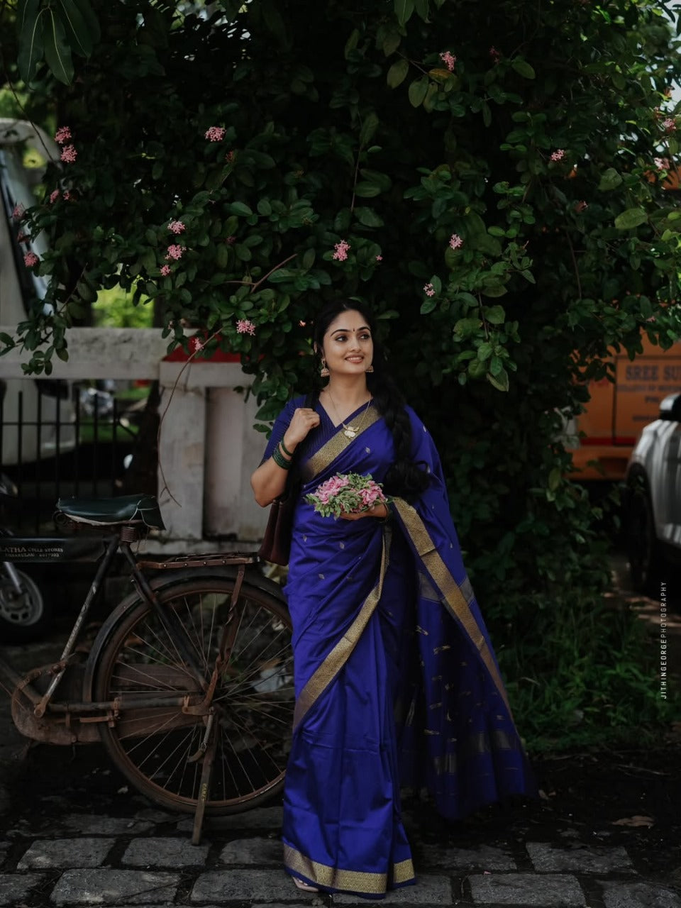 SOFT LINEN COTTON SILK SAREE