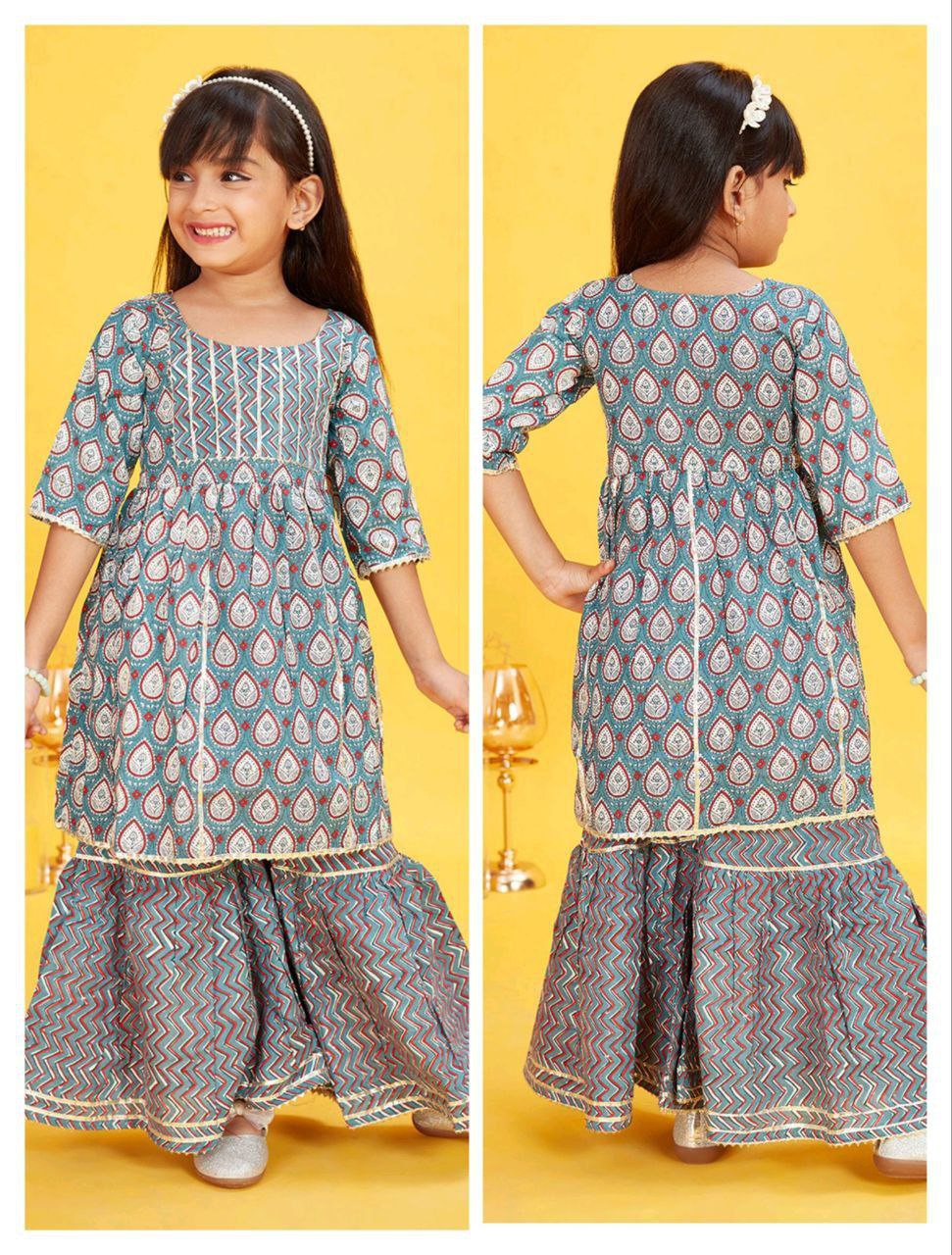 Baby Kids Kurta With Dhoti Pent