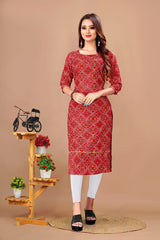 Creap Plus Size  Kurti