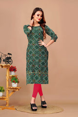 Creap Plus Size  Kurti