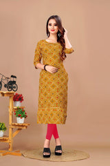 Creap Plus Size  Kurti