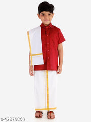 Boys Shirt Lungi Sets